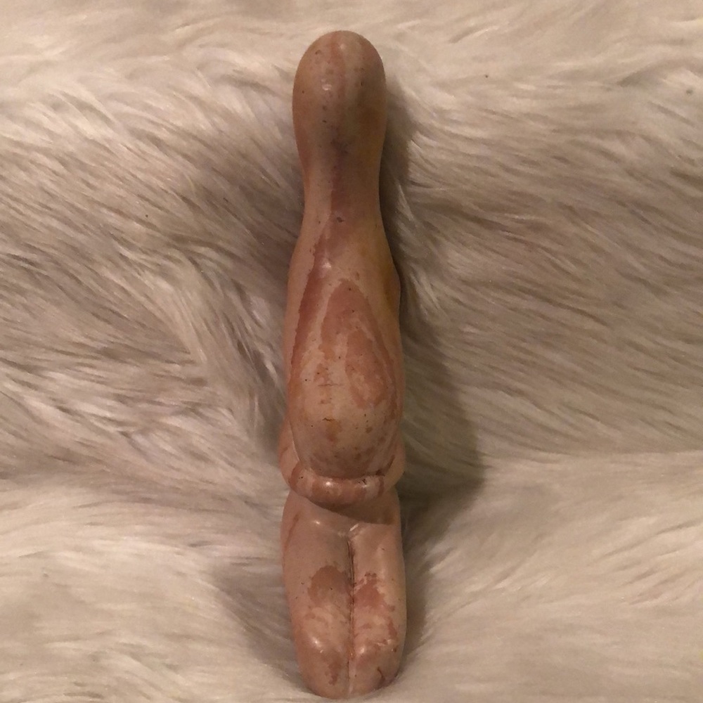 Soapstone Pregnant Woman Handcarved in Kenya - Picture 2 of 5